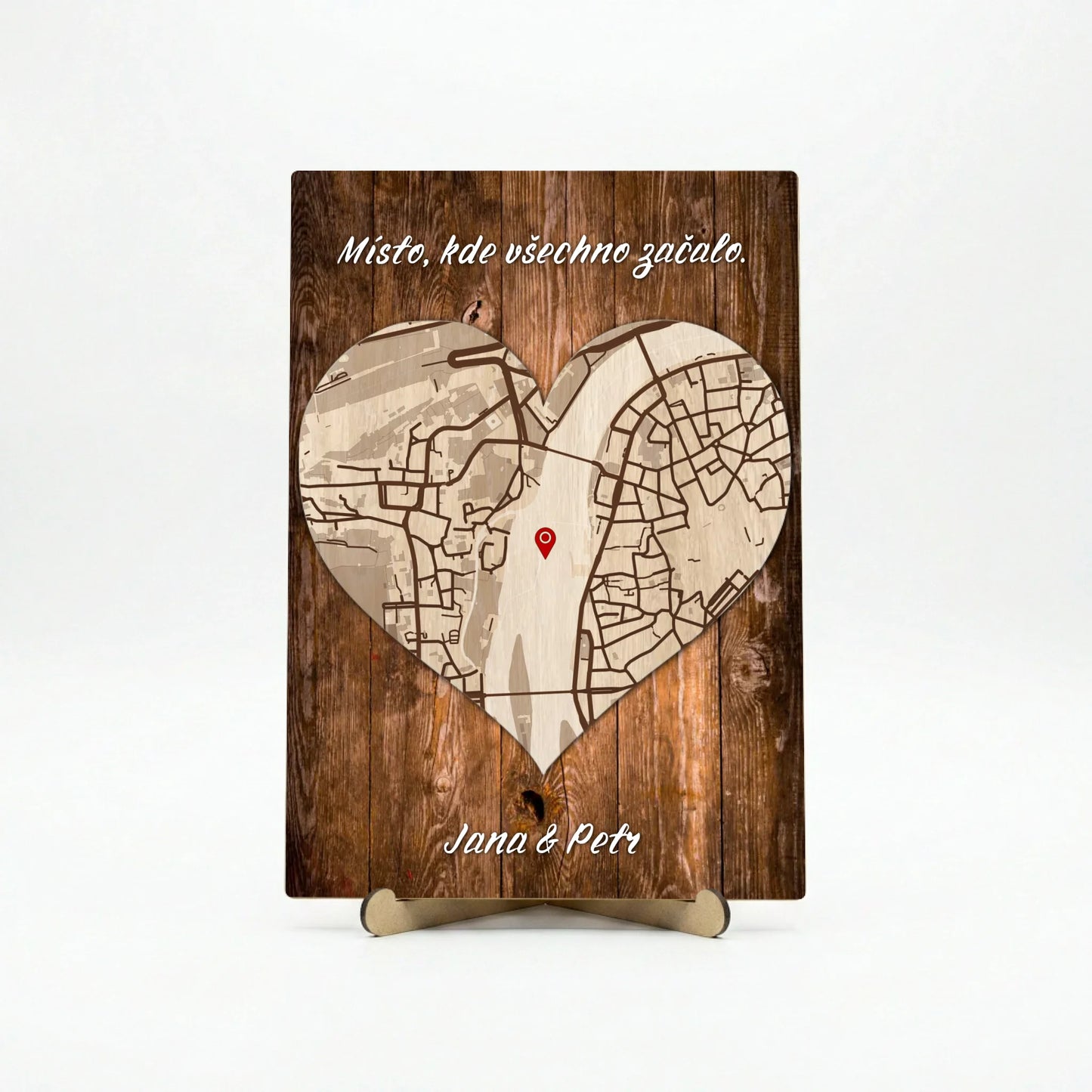 asztali disz mockup álló