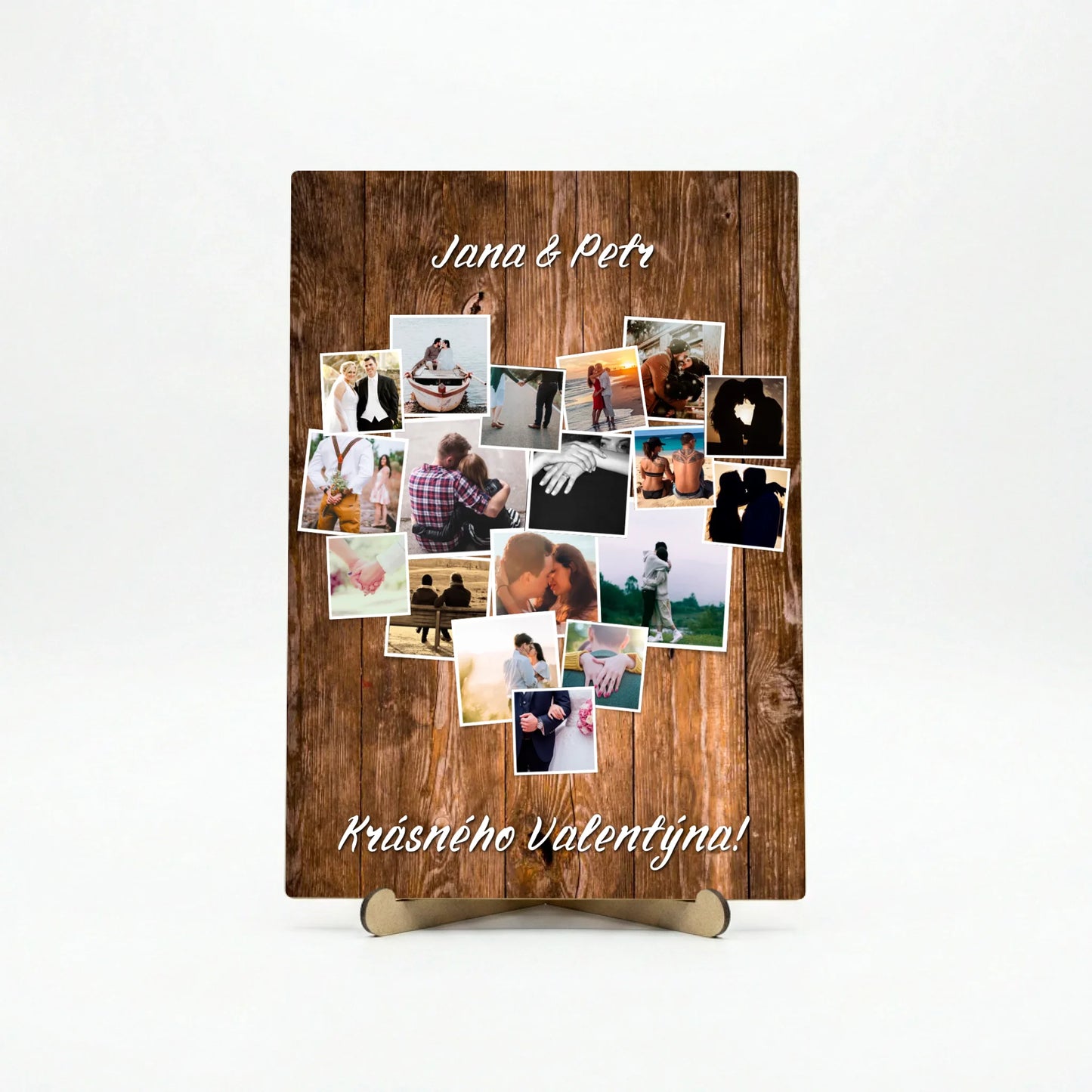 asztali disz mockup álló