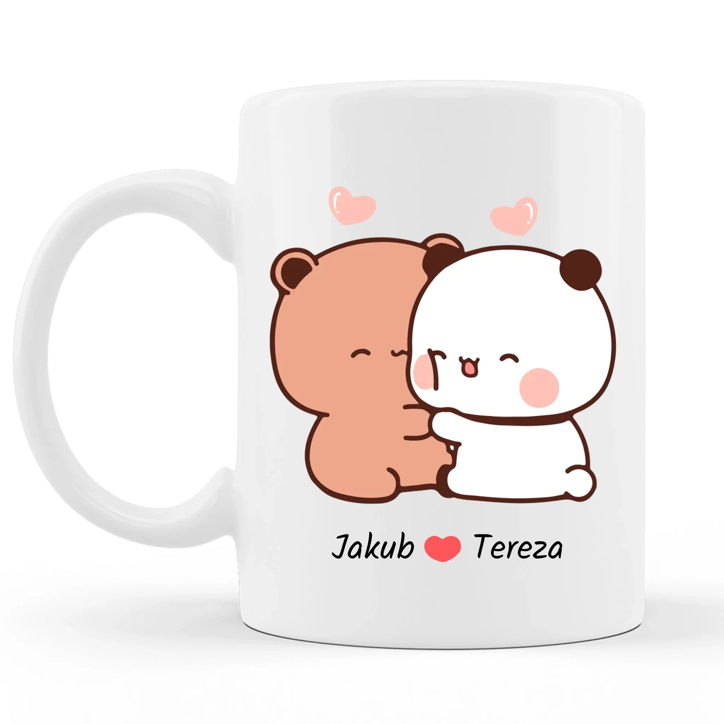 Výroční personalizovaný hrnek – roztomilí medvídci